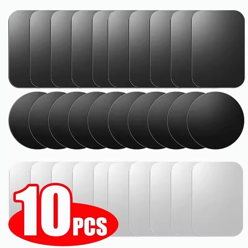 Essential Tablet Accessories - 5/10 peças Placa Metálica Magnética Adesiva