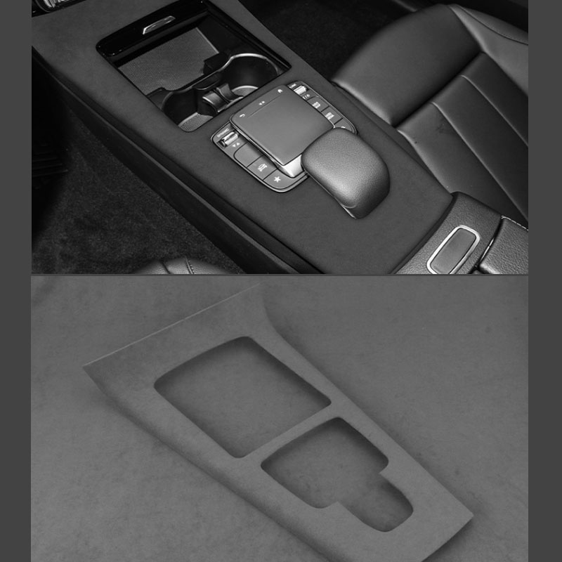 Tesla Tablet Accessories - Console central do carro estilo camurça