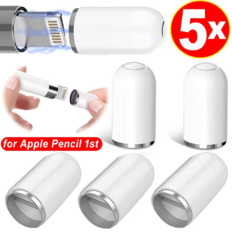 Essential Tablet Accessories - Tampas Magnéticas para Apple Pencil 1,