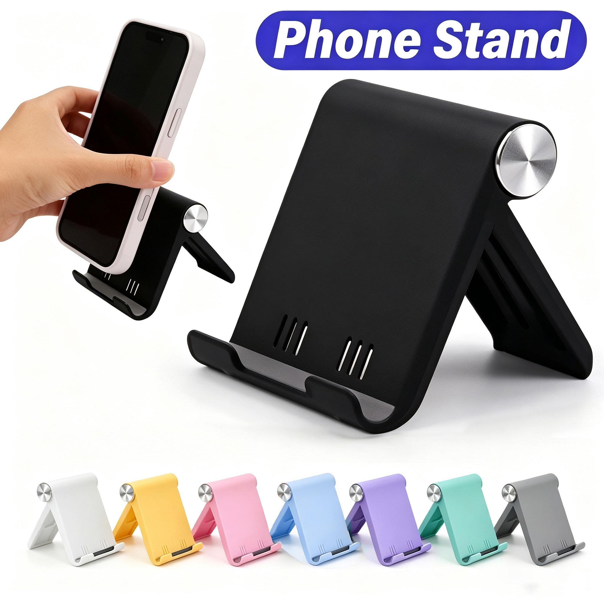 Essential Tablet Accessories - Suporte de Telefone Dobrável 2 Peças,