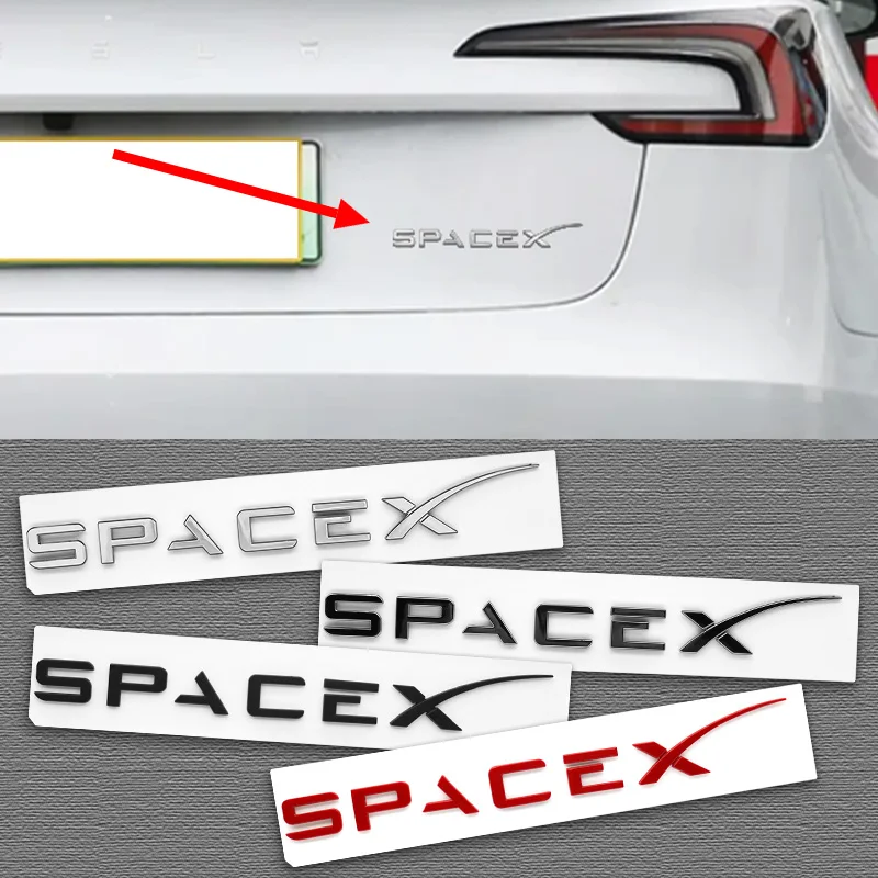 Tesla Tablet Accessories - 3d abs logotipo letras tronco do