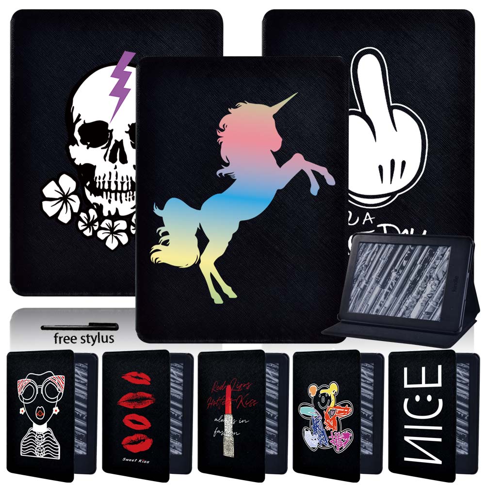 Tablet Accessories Amazon - Capa dobrável de couro para kindle