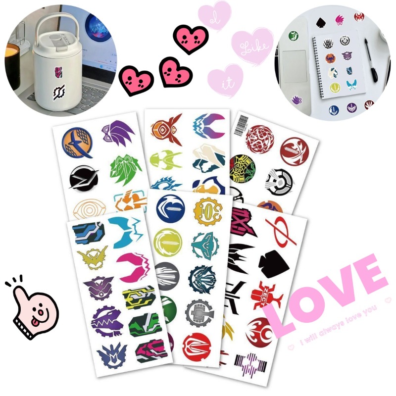 Laptop Tablet Accessories - 60 Folhas de Adesivos com Logo