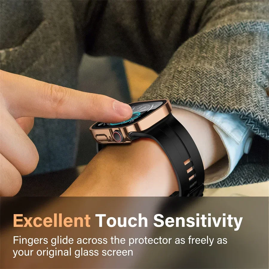 Vidro + capa para apple watch  - Tablet Accessories For Girls avaliação e preço