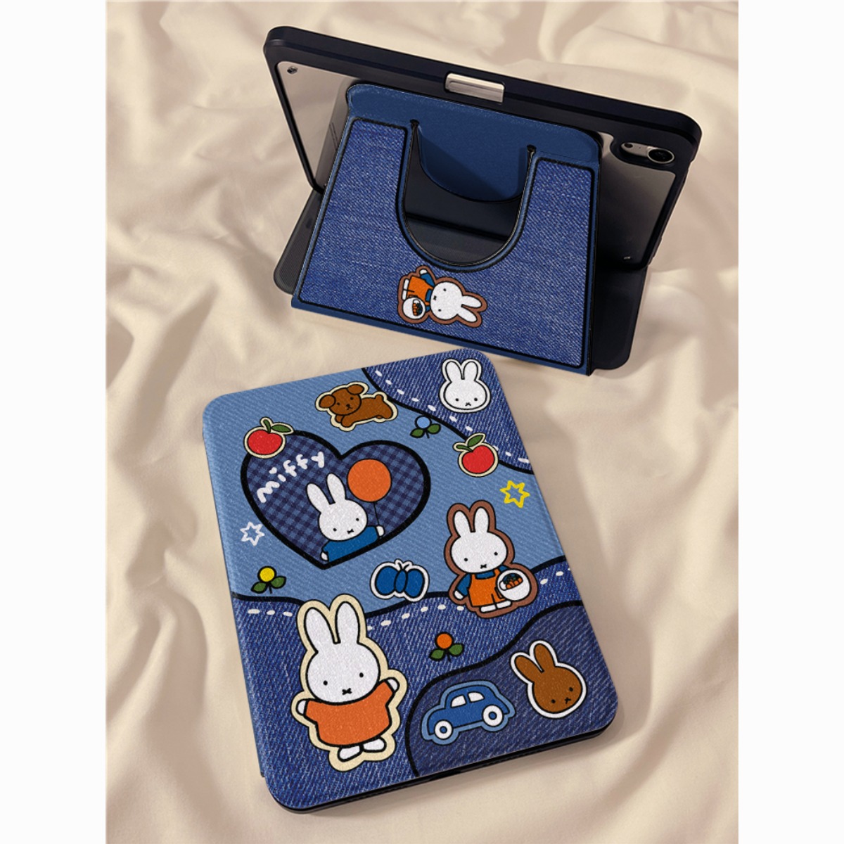Kawaii miffy coelho tablet cas - Essential Tablet Accessories avaliação e preço