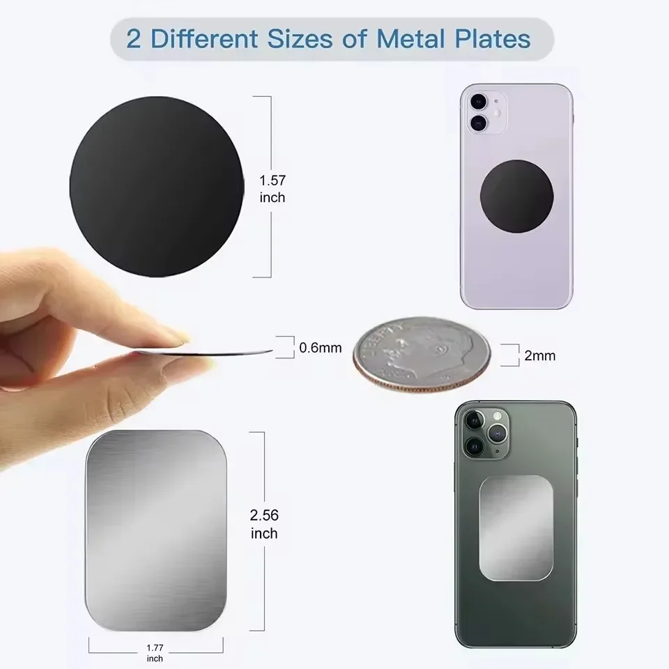5/10 peças Placa Metálica Magn - Tablet Accessories Must Have avaliação e preço