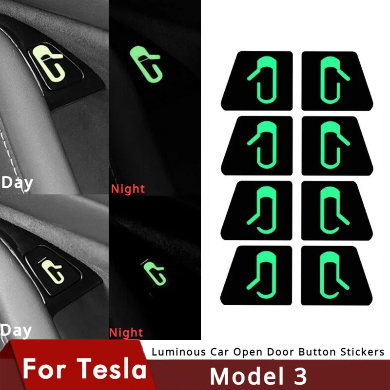 Luminous Car Open Door Botão A - Tesla Tablet Accessories avaliação e preço