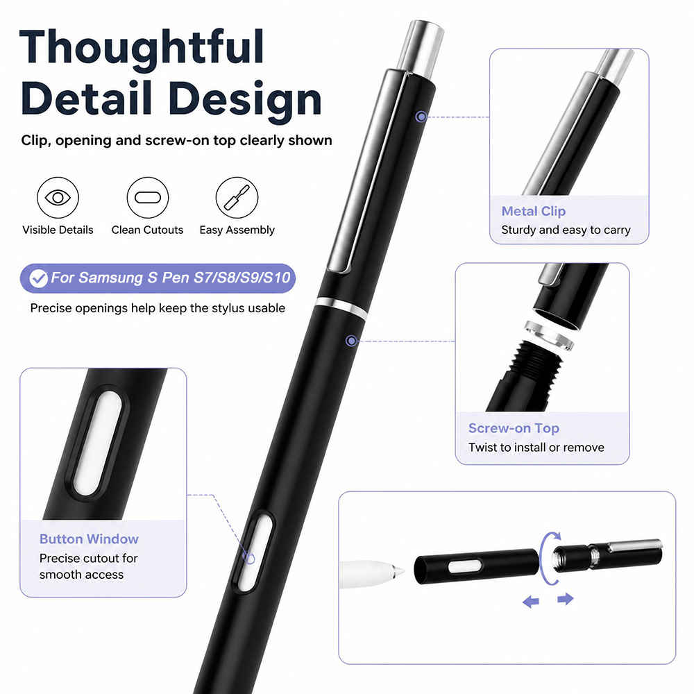 Novo Estojo para Caneta S Pen  - Vortex Tablet Accessories avaliação e preço