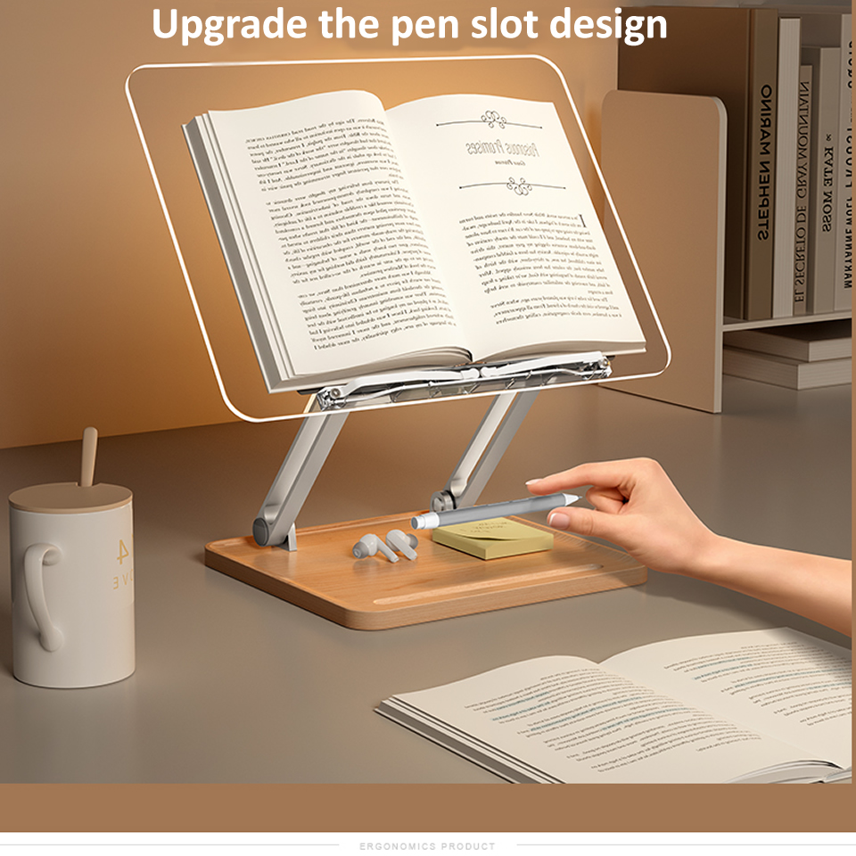 Suporte de Leitura de Madeira  - Laptop Tablet Accessories avaliação e preço