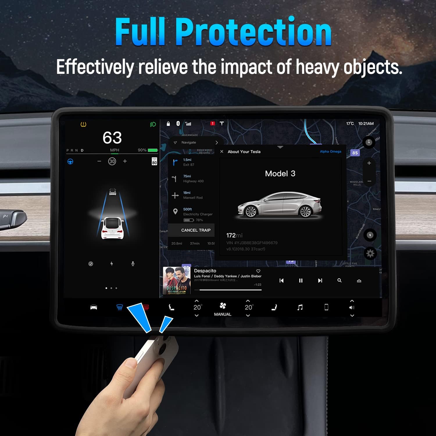 Para tesla modelo 3 y highland - Tesla Tablet Accessories avaliação e preço