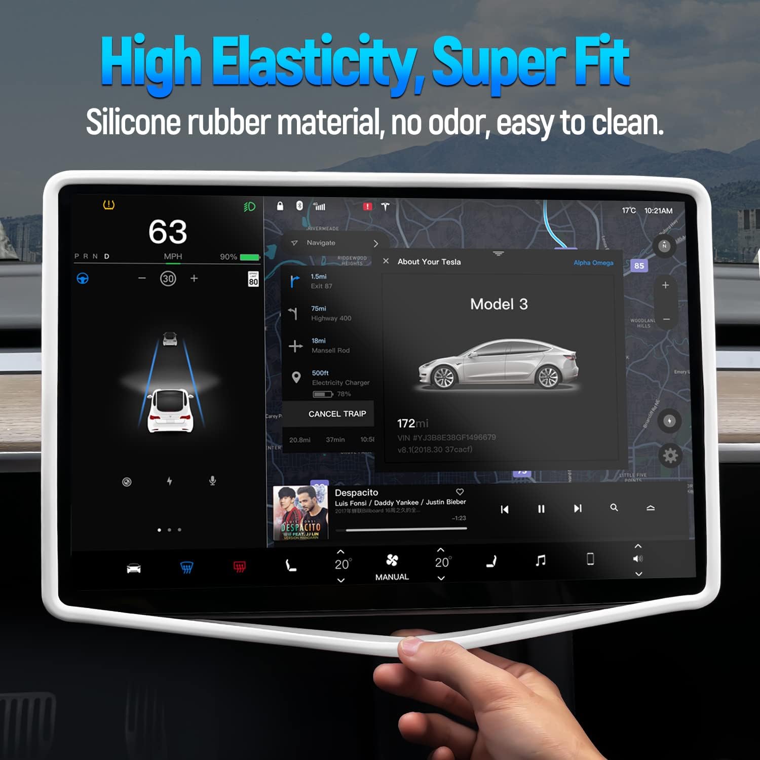 Para tesla modelo 3 y highland - Tesla Tablet Accessories avaliação e preço