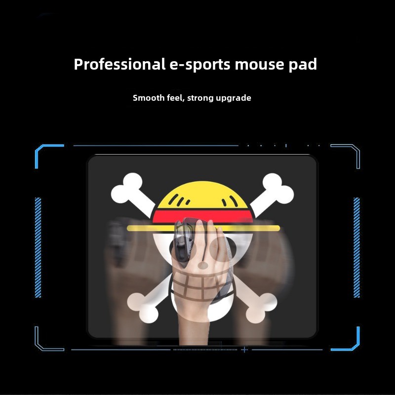Mouse pad de caveira luffy, pe - Laptop Tablet Accessories avaliação e preço