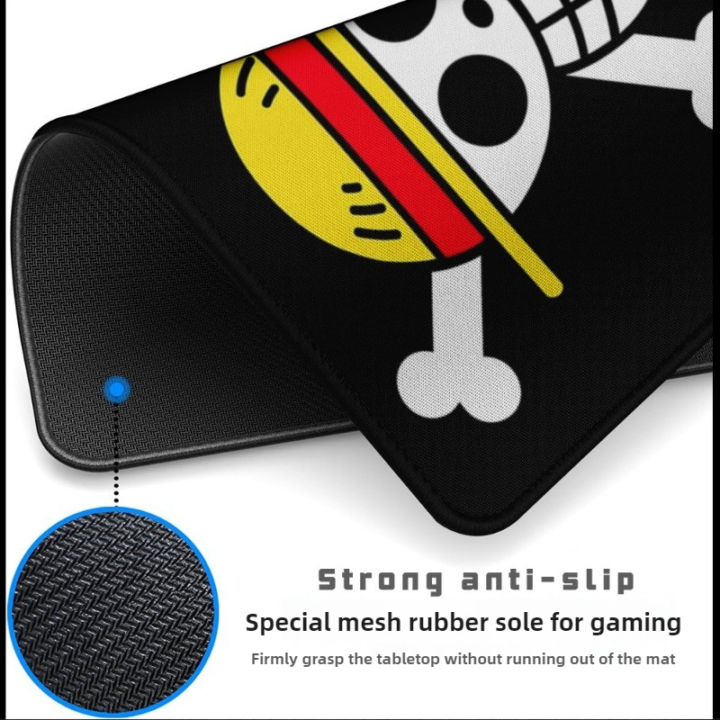 Mouse pad de caveira luffy, pe - Laptop Tablet Accessories avaliação e preço