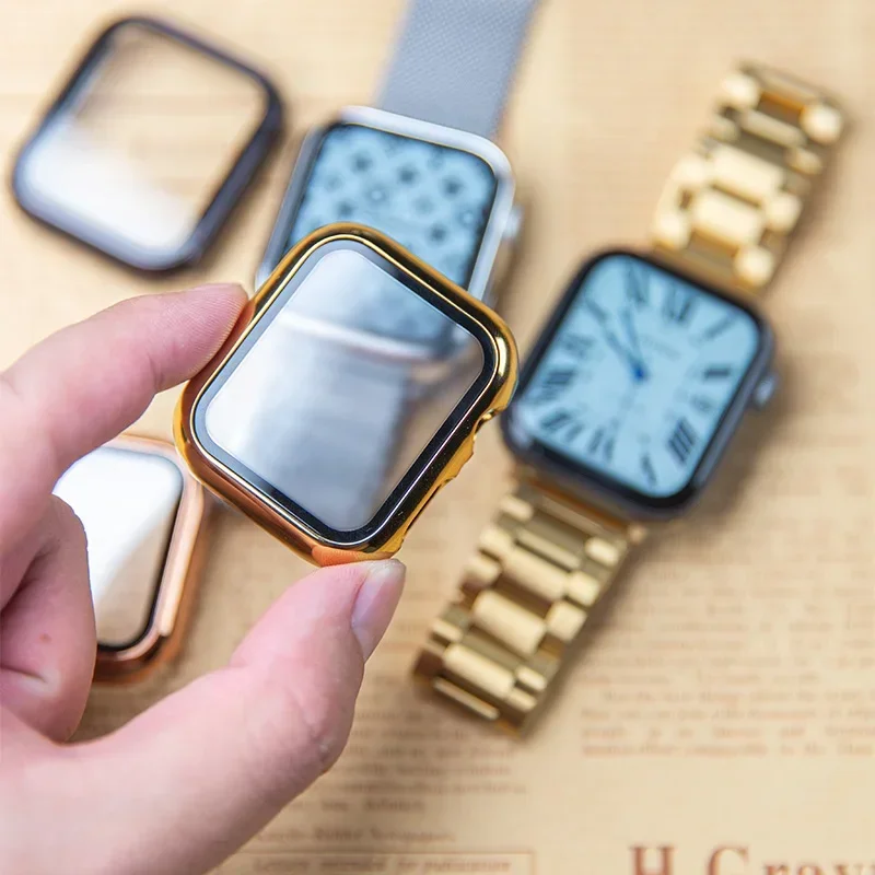 Vidro + capa para apple watch  - Tablet Accessories For Girls avaliação e preço