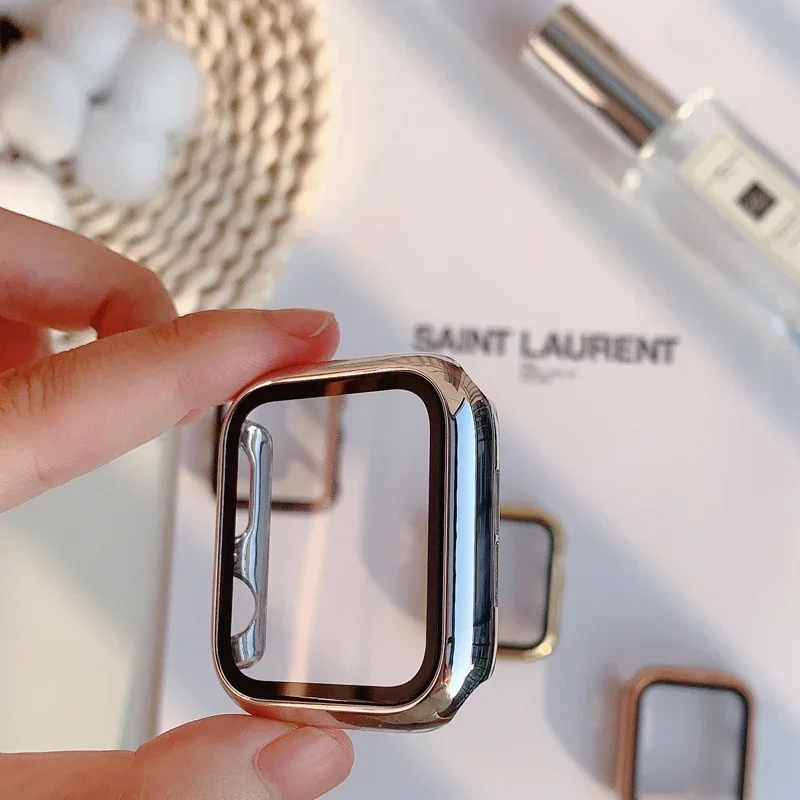 Vidro + capa para apple watch  - Tablet Accessories For Girls avaliação e preço